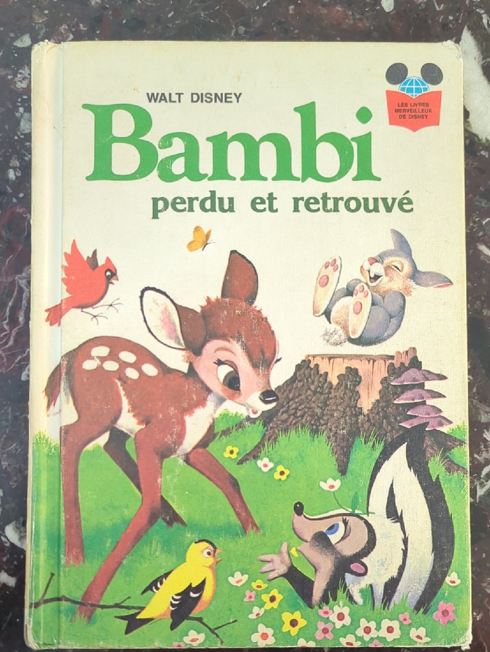 Walt Disney Bambi Perdu et Retrouvé Picture Book - French Book